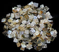 Hand Cut Oyster Chips with Drilled Hole measuring 1/4"  Sold by the Ounce     60826