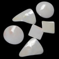 Natural Assorted Pink Conch Shell Cuts measuring 1 1/2" Sold Each    32726