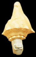 Conch Shell Hand Crafted Nitelite measuring 5" Sold Each     61326