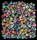 Dyed Assorted Trocus Shells measuring 1/4" or Less Sold by the 1/4 LBS     40326