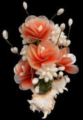Capiz Shell Flowers / Murex Base 10" SOLD OUT    61226