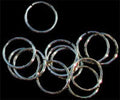 Silver Jump Ring for Jewelry Crafting measuring 1/4"  Sold Each   60926