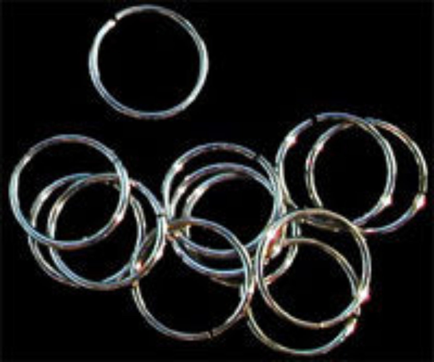 Silver Jump Ring for Jewelry Crafting measuring 1/4"  Sold Each   60926