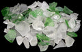 Lite Green, Ice & Frosted Sea Glass Mix measurin 1/4 to 2" Sold by the 1/4 pound  61126