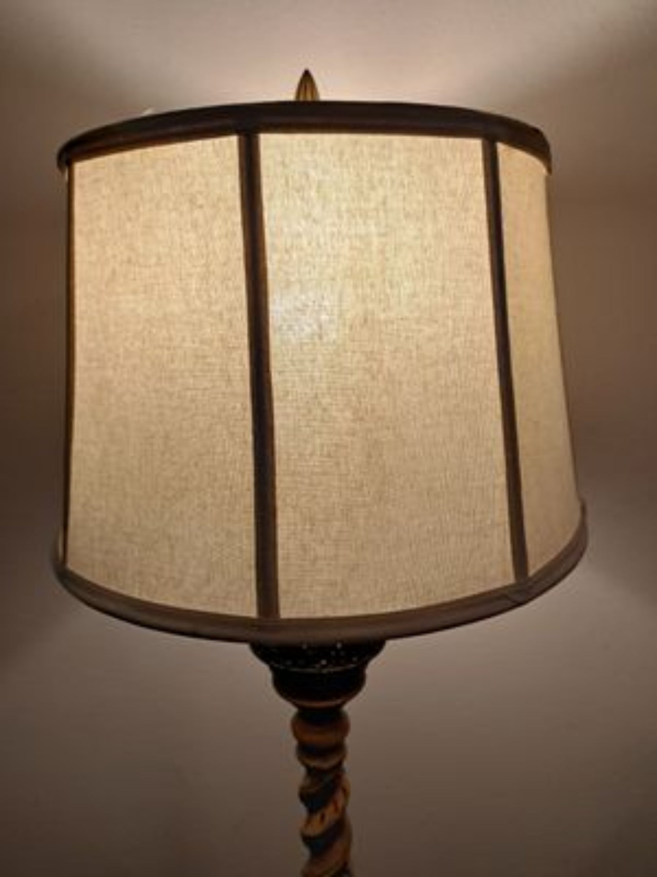 Lampshade 13x16x11" Drum with Cream Fabric    80726
