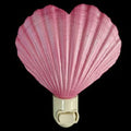 Nite Lite 5" Pink Scallop Heart Sold Each ###