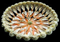 Strawberry Strombus Shell Bowl measuring approximately  9"  Sold Each  61226