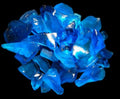 Teal Color Sea Glass measuring 1/2 to 2" Sold by the 1/4 pound    61026