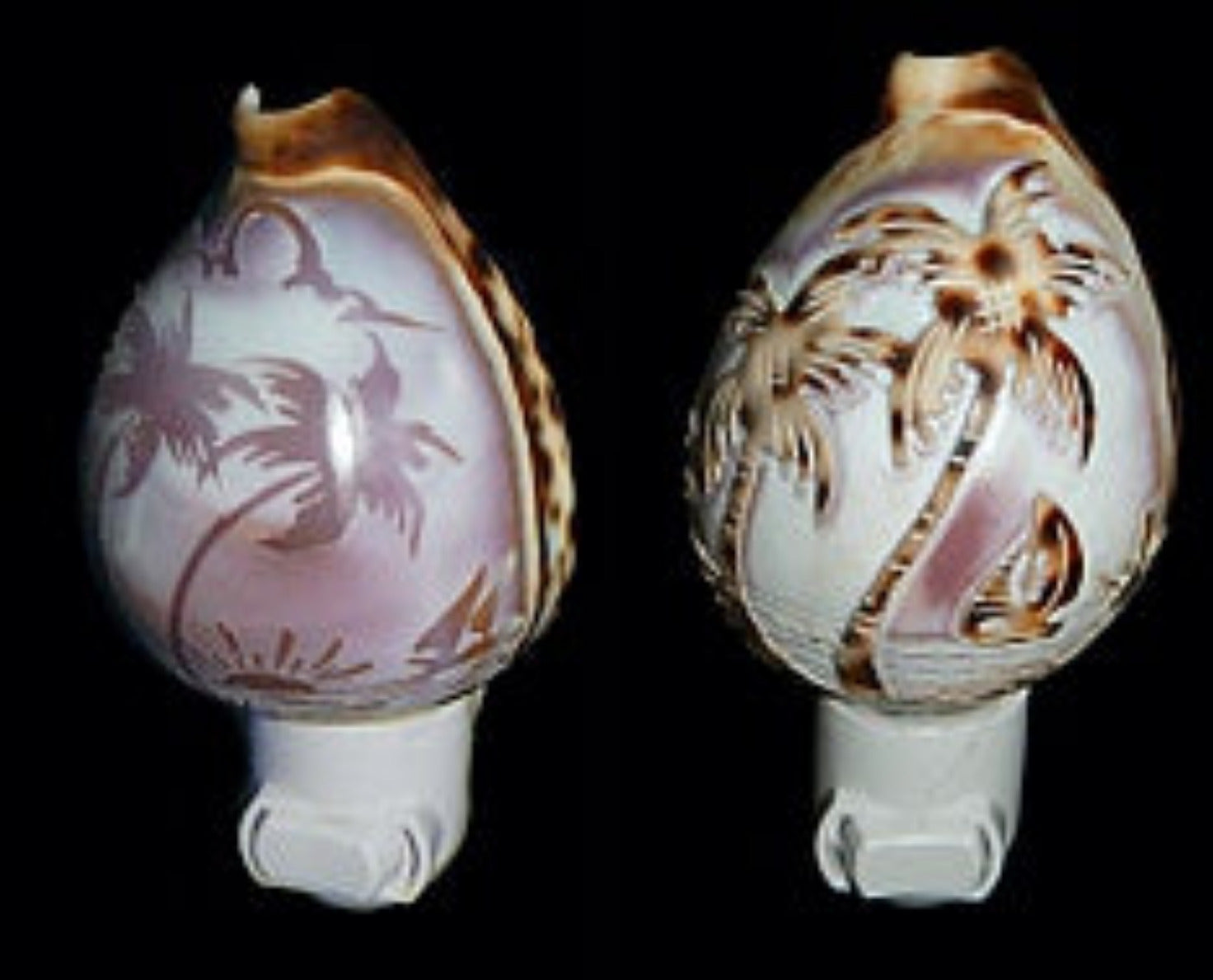 Nite Lite Assorted Carved Ocean Scenes 4" Sold Each ###