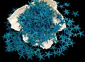 Dyed Blue Starfish measuring 1 to 2"   Sold Each        40626