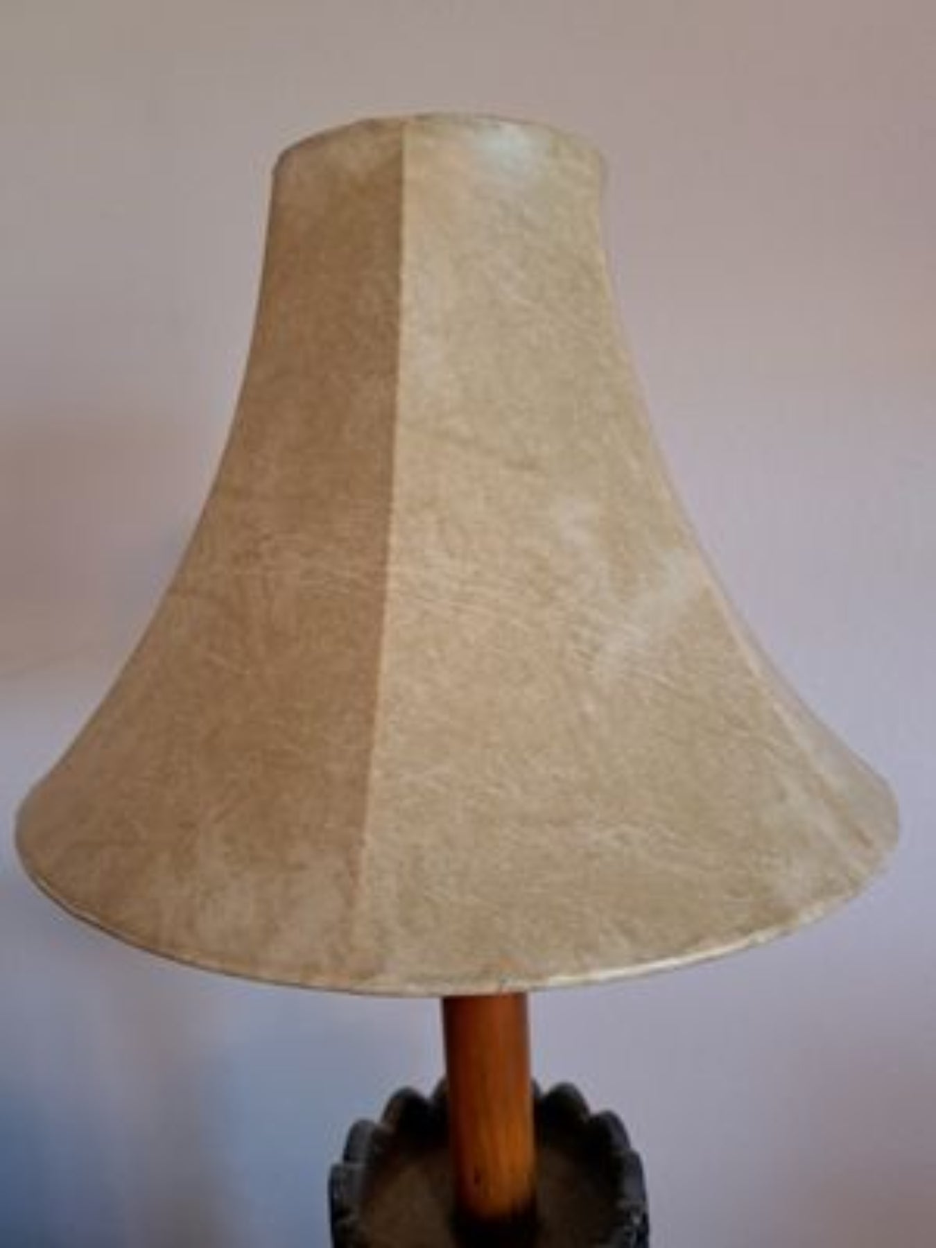 Lampshade Gold  6x10x11 Hand Sewn Oval     80526