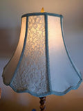 Lampshade 8x17x13" Sea Foam Green Sold Each      80626