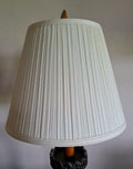 Lampshade 7x13x10" Off White Mushroom Pleat   80426