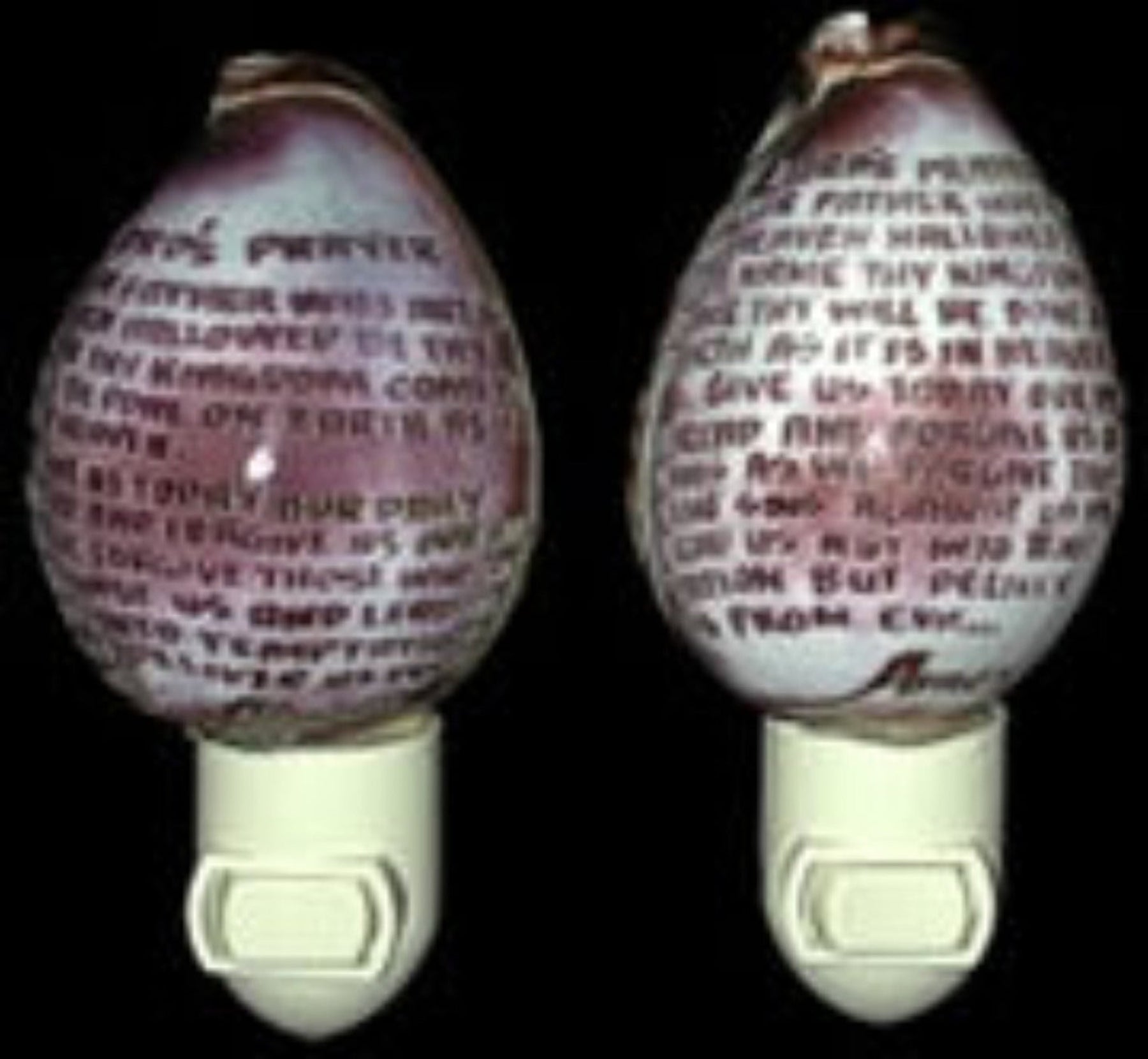 Prayer Hand Crafted on Shell Nitelite measuring 4" Sold Each   61226
