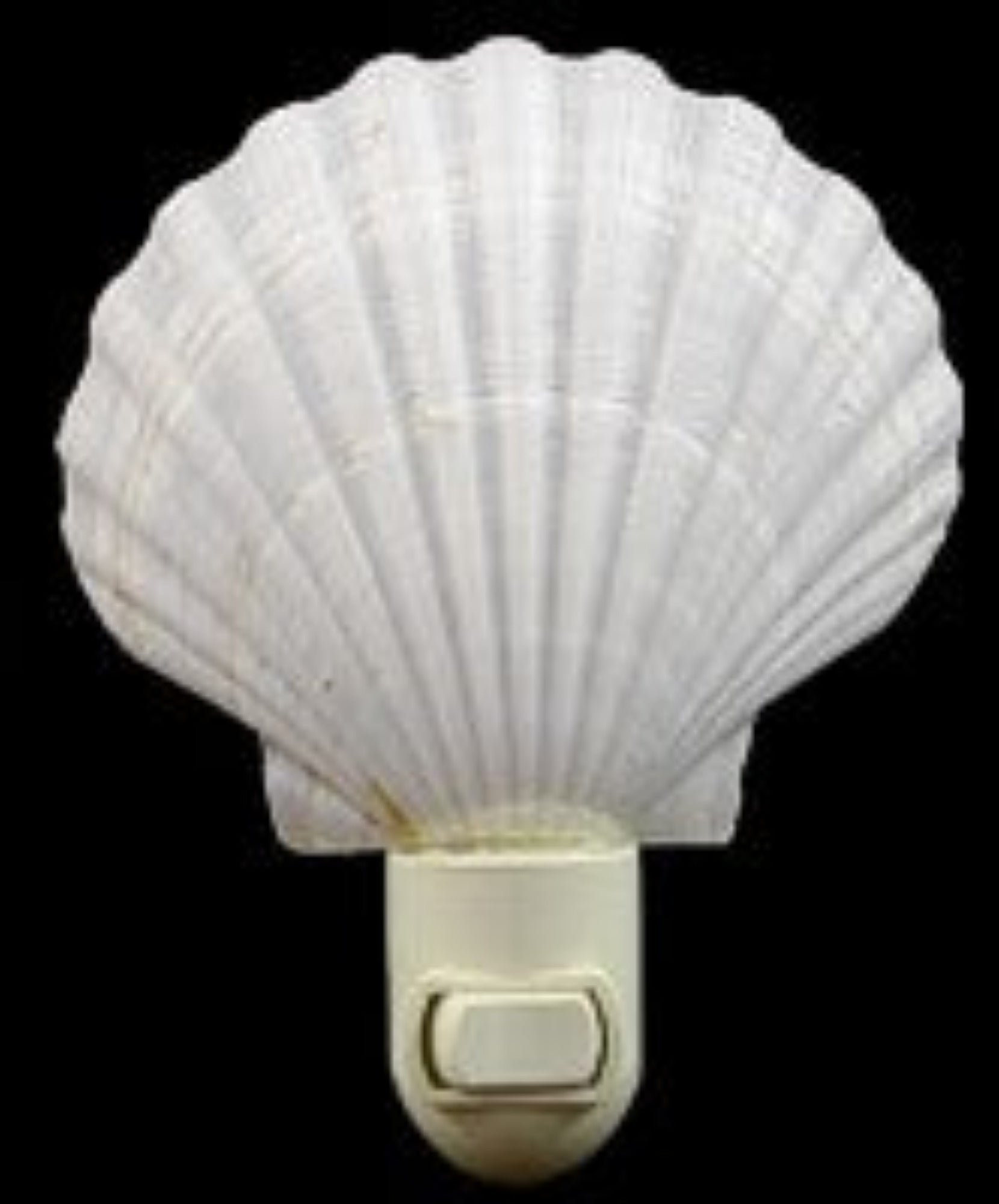Nite Lite (White Scallop) 4" Sold Each
